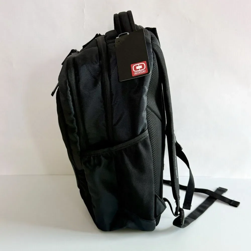 OGIO Logan Padded Backpack Laptop Bag 411092 Black w/INIZIO ENGAGE Logo - NWT